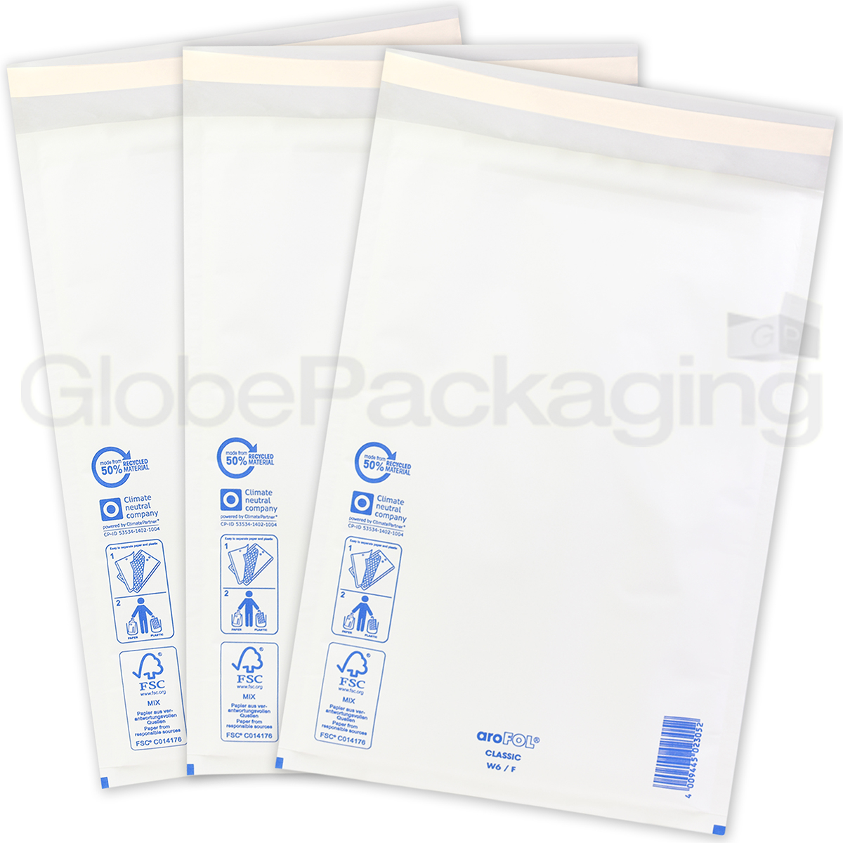 AROFOL AR6 WHITE BUBBLE ENVELOPES BAGS 220x340mm